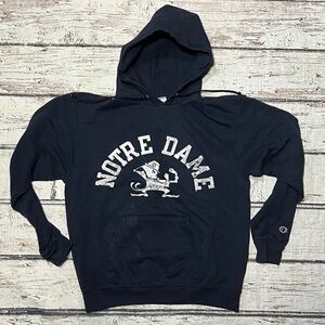 Notre Dame Fighting Irish NCAA Champion Blue Hoodie Pullover Sweatshirt